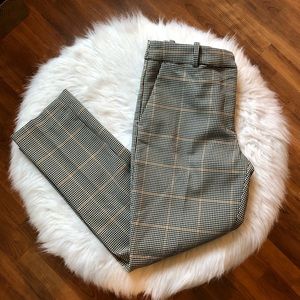 Plaid Ankle Pants